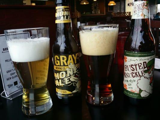 Gray's is a local beer...