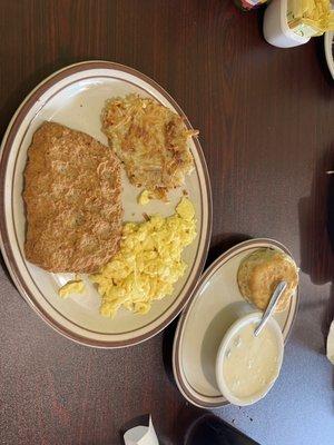 Country Fried Steak Breakfast