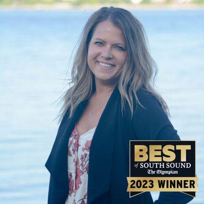 I'm honored to have won gold in Best Real Estate Agent for Best of South Sound 2023!