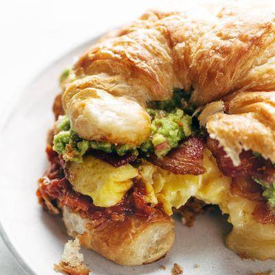 Breakfast Sandwich on a Croissant