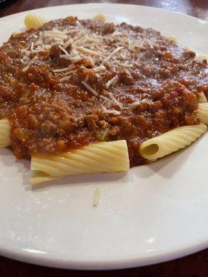 Rigatoni bolognese