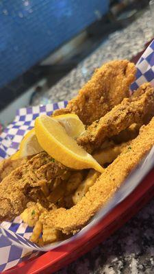 Fried Catfish- Fried to perfection.