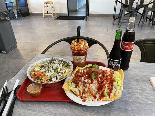 Carne Asada fríes, Duro con Cuerito, chamoyada