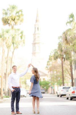 Engagement Session Downtown Charleston