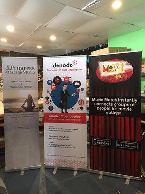 Pop up Retractable banner stands