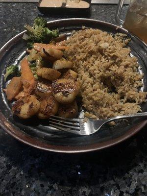 Hibachi Scallops