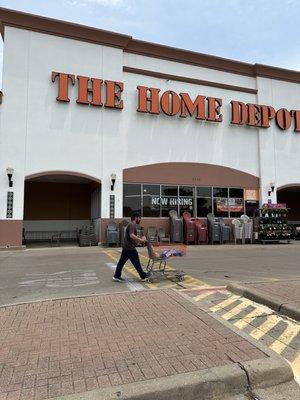 Home Depot front entrance