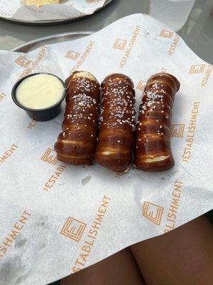 Pretzels appetizer