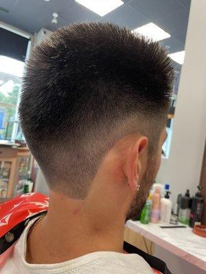 Fade at khalid barber shop