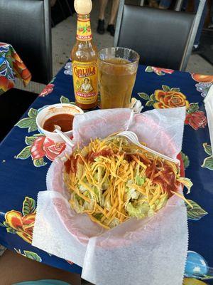 Delicious Saturday special tacos. Three for $3.75. Deliciousness at a super affordable price.