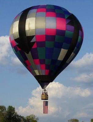 Lady Blye floating in the sky on 9-11.
