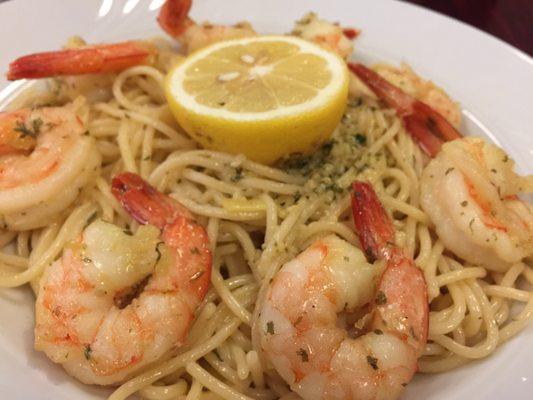 Shrimp scampi and I will