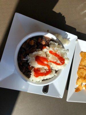 Bean soup with rice