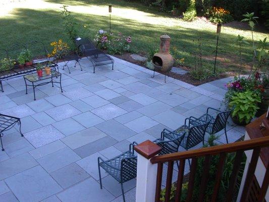 Back patio done in Morristown NJ