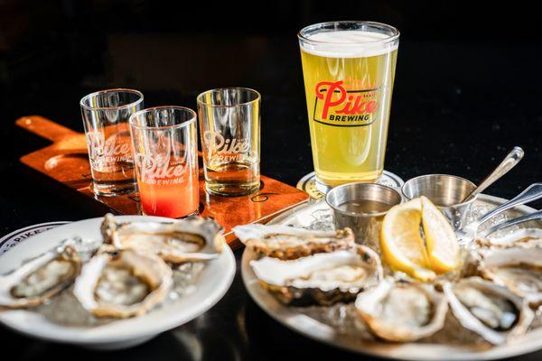 Oysters, Shooters, and Beer