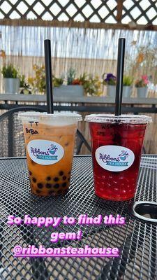 Thai Tea boba and WSF