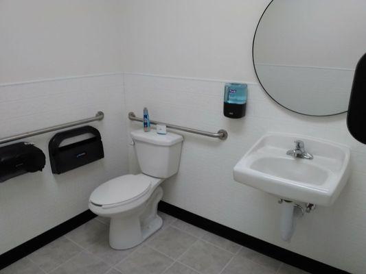 Commercial restroom remodel