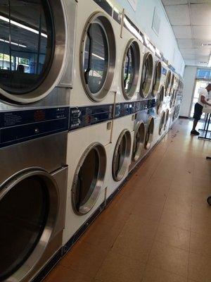 Lots of washers and dryers.