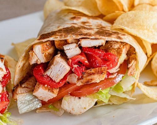 Italian Grilled Chicken Wrap