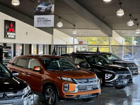 Our newly renovated showroom at Roger Kehdi Mitsubishi.