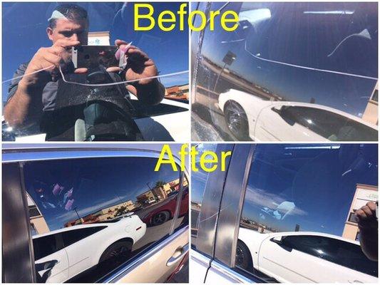 Glass scratch removal @ClearQuality