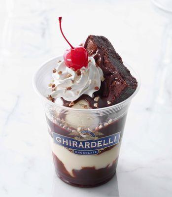 Treasure Island Sundae - Warm Brownie Sundae