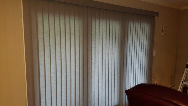 Vertical Blinds on Wide Doors