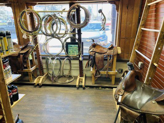 Saddles and more, available at Silver Saddle Center.