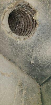 Dirty duct