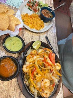 Shrimp Fajitas