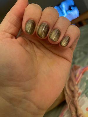 Metallic nail polish amazingness