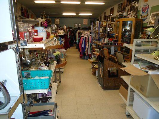 This is it - this is the whole place - small and not much inventory.