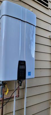 NAVIEN Tankless Water Heater Installation.