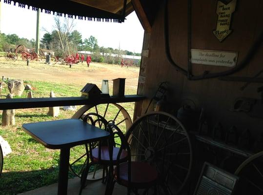 Open air tables