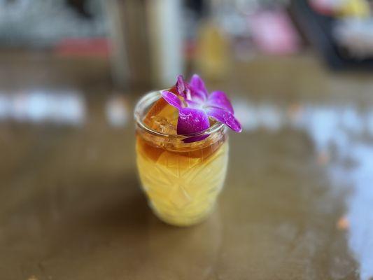 Mai Tai with a dark rum float.