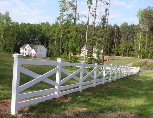 This fence was installed by Fredericksburg Fences.