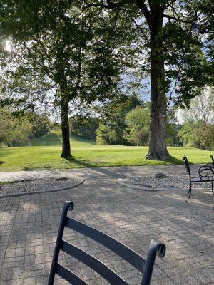 Outside patio views