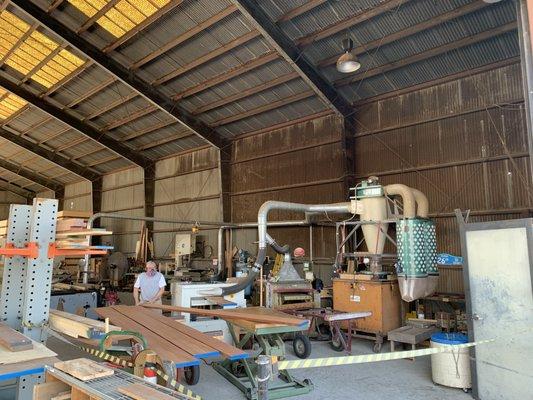 Onsite milling facilities can handle the vast majority of your milling needs.  We offer custom milling and can handle your glue-ups too.