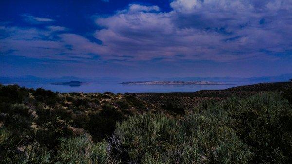 The view of Mono Lake