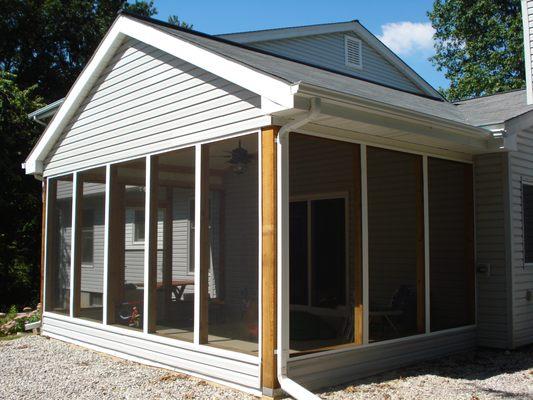 Our beautiful screened in porch.