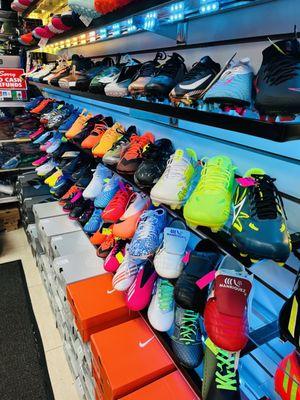 Great selection of soccer cleats!