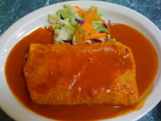 Veggie wet burrito