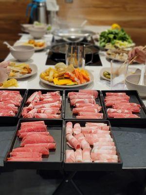 Sukiyaki and shabu shabu