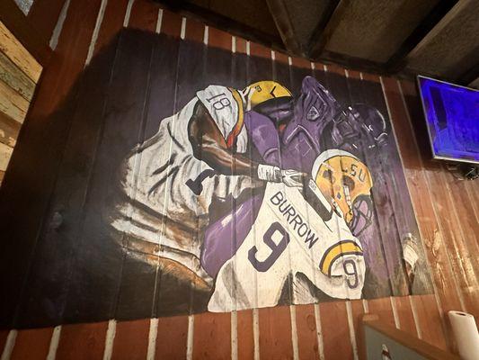 LSU Tigers wall decor