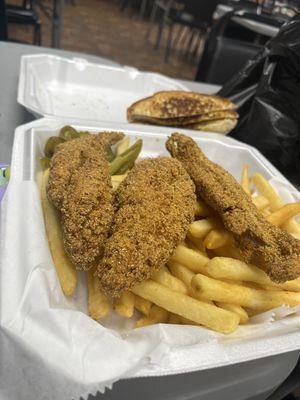 3 piece catfish filet