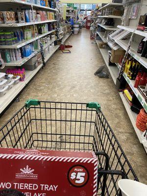 Stuff laying on the floors