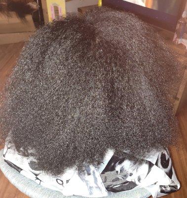 Natural hair chemical free