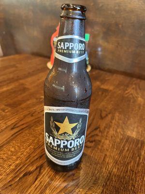 Sapporo beer for $1.99 with the purchase of a meal