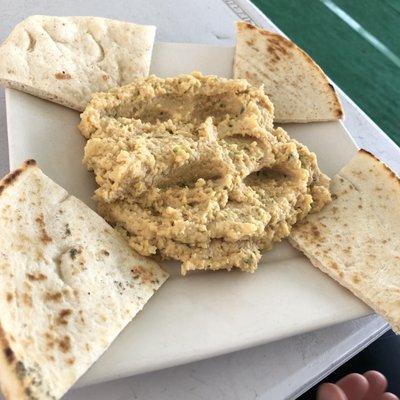 Homemade hummus