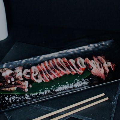 Grilled Whole Squid